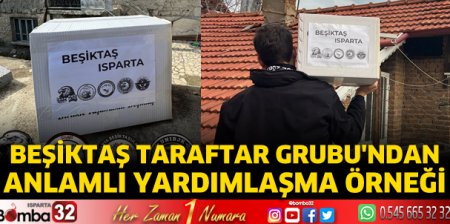 Beşiktaş Taraftar Grubu'ndan anlamlı yardımlaşma örneği