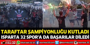Beşiktaş taraftarının şampiyonluk sevinci