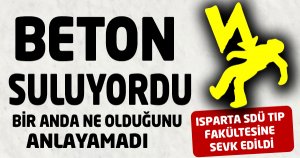 BETON SULUYORDU BİRANDA ....