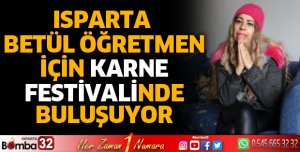 Betül Öğretmen için karne festivali 