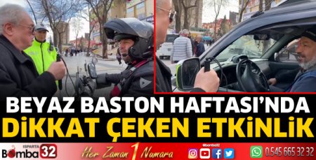Beyaz Baston Haftası'nda dikkat çeken etkinlik