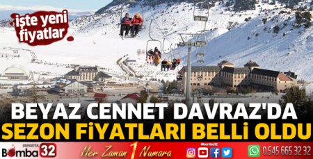 Beyaz cennet Davraz'da fiyatlar belli oldu
