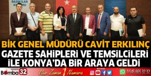 BİK Genel Müdürü Erkılınç, gazete sahipleri ile bir araya geldi