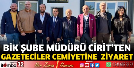 BİK Şube Müdürü Cirit'ten IGC'ye ziyaret