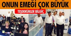 BİLGİÇ ÇAĞRI MERKEZİNİ GEZDİ