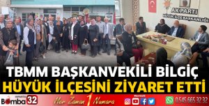 Bilgiç, Hüyük ilçesini ziyaret etti