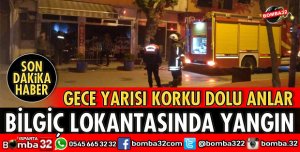BİLGİÇ LOKANTASINDA YANGIN ÇIKTI