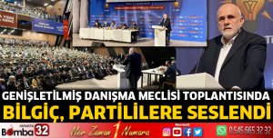 Bilgiç, partililerle buluştu