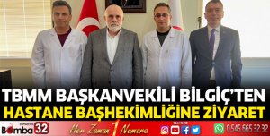 Bilgiç, SDÜ hastanesini ziyaret etti