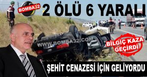 BİLGİÇ TRAFİK KAZASI GEÇİRDİ