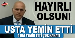 BİLGİÇ YEMİN ETTİ GÖREVE BAŞLADI