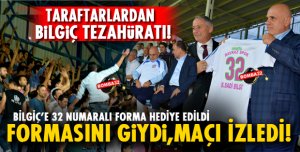 BİLGİÇ’E 32 NUMARALI FORMA HEDİYE EDİLDİ