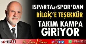 Bilgiç’e teşekkür