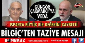 BİLGİÇ’TEN TAZİYE MESAJI