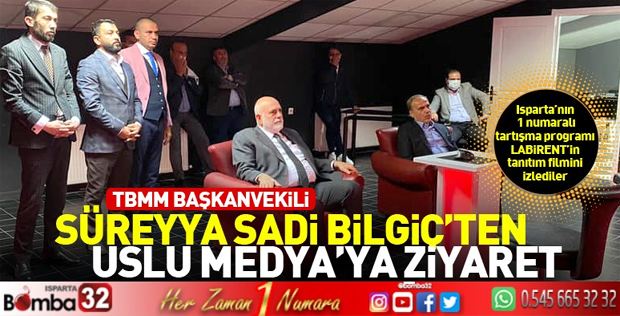 Bilgiç’ten Uslu Medya’ya ziyaret
