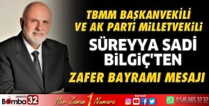 Bilgiç’ten Zafer Bayramı mesajı