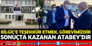 Bilgiç'e teşekkür etmek görevimizdir