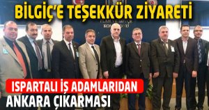 Bilgiç'e Teşekkür Ziyareti