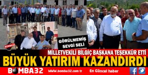 BİLGİÇ'E ULUBORLU'DA SEVGİ SELİ 