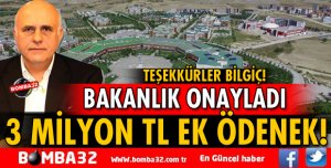 BİLGİÇ'TEN 3 MİLYON EK ÖDENEK!