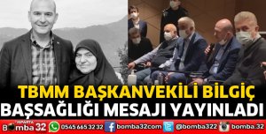 Bilgiç'ten Bakan Soylu'ya başsağlığı mesajı