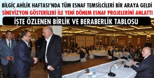 BİLGİÇ'TEN ESNAFA TOKİ SÖZÜ