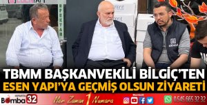 Bilgiç'ten geçmiş olsun ziyareti