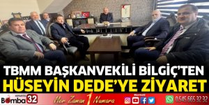 Bilgiç'ten Hüseyin Dede'ye ziyaret