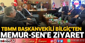 Bilgiç'ten Memur-Sen'e ziyaret