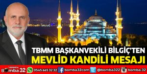 BİLGİÇ'TEN MEVLİD KANDİLİ MESAJI