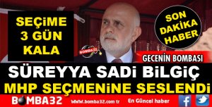 BİLGİÇ'TEN MHP'Lİ SEÇMENE UYARI