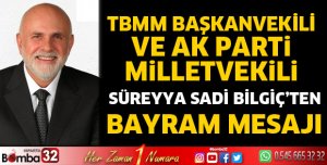 Bilgiç'ten Ramazan Bayramı mesajı