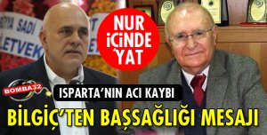 BİLGİÇ'TEN TAZİYE MESAJI