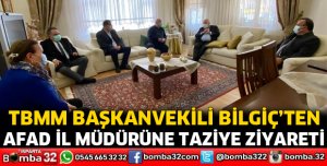 Bilgiç'ten taziye ziyareti