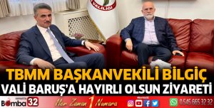 Bilgiç'ten yeni Vali Aydın Baruş'a ziyaret