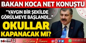 Bilim Kurulu sonrası Sağlık Bakanı Koca’dan kritik açıklamalar