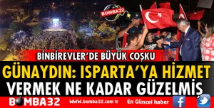 BİNBİREVLER HALKINDAN BAŞKANA BÜYÜK SEVGİ