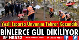 BİNLERCE GÜL DİKİLİYOR