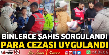Binlerce şahıs sorgulandı