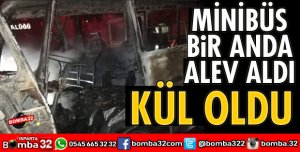 BİR ANDA ALEV ALDI