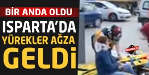 BİR ANDA OLDU  1 YARALI !