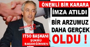 Bir arzumuz daha gerçek oldu