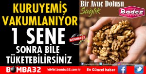 BİR AVUÇ DOLUSU SAĞIK BADEZ KURUYEMİŞ