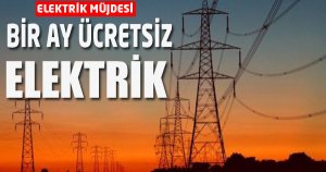 Bir Ay Ücretsiz Elektrik