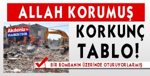 BİR BOMBANIN ÜZERİNDE OTURUYORLARMIŞ
