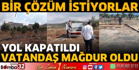 Bir çözüm istiyorlar