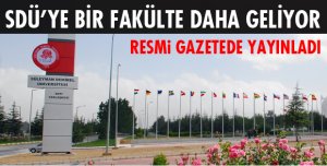 BİR FAKÜLTE DAHA GELİYOR!
