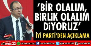 BİR OLALIM, BİRLİK OLALIM DİYORUZ