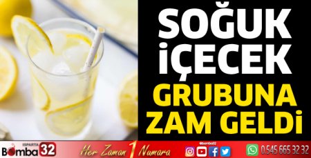 Bir soğuk içecek grubuna zam geldi
