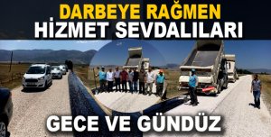 Bir tarafta nöbet diğer tarafta hizmet